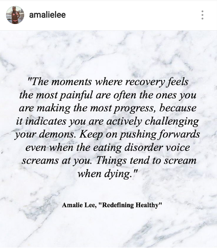 50 Best Quotes On Instagram For Eating Disorder Recovery - Follow the